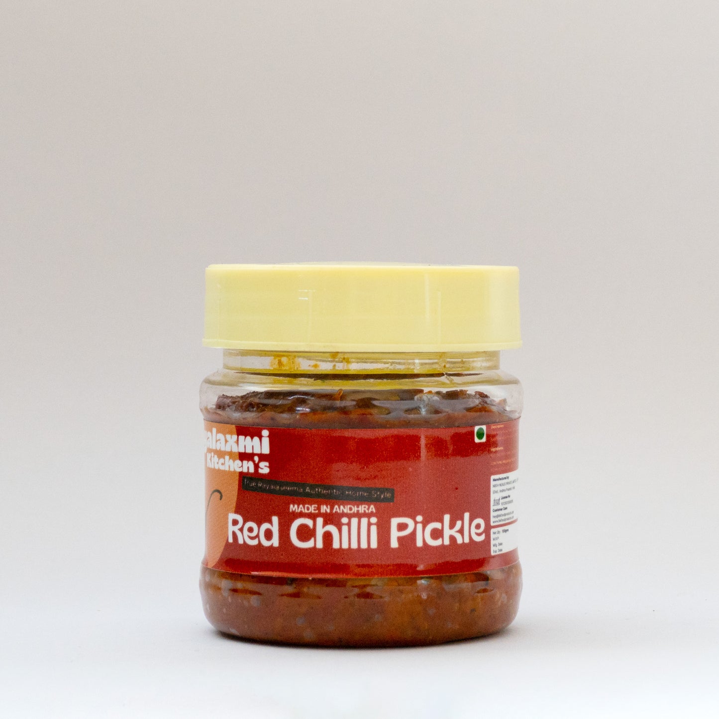 Rayalaseema Authentic Home Style Red Chili Pickle 100g